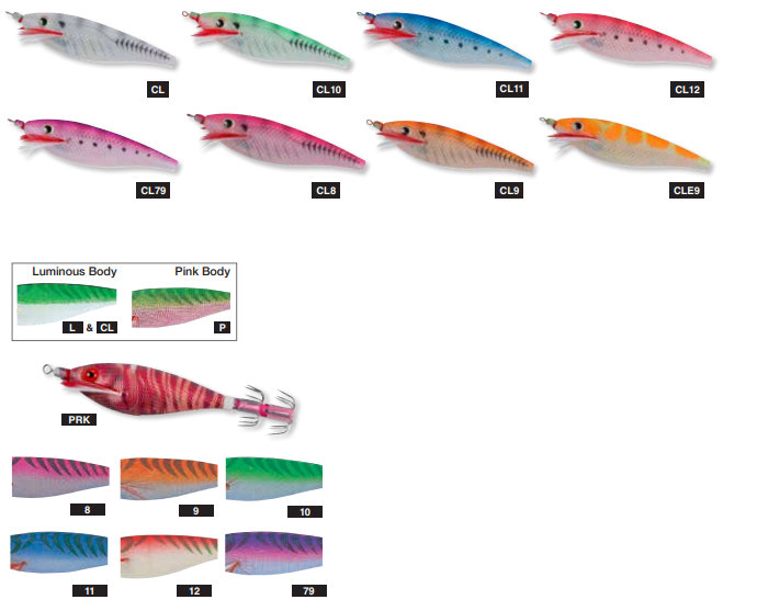 PEZ YO-ZURI SQUID JIG ULTRA CLOTH S(A329)