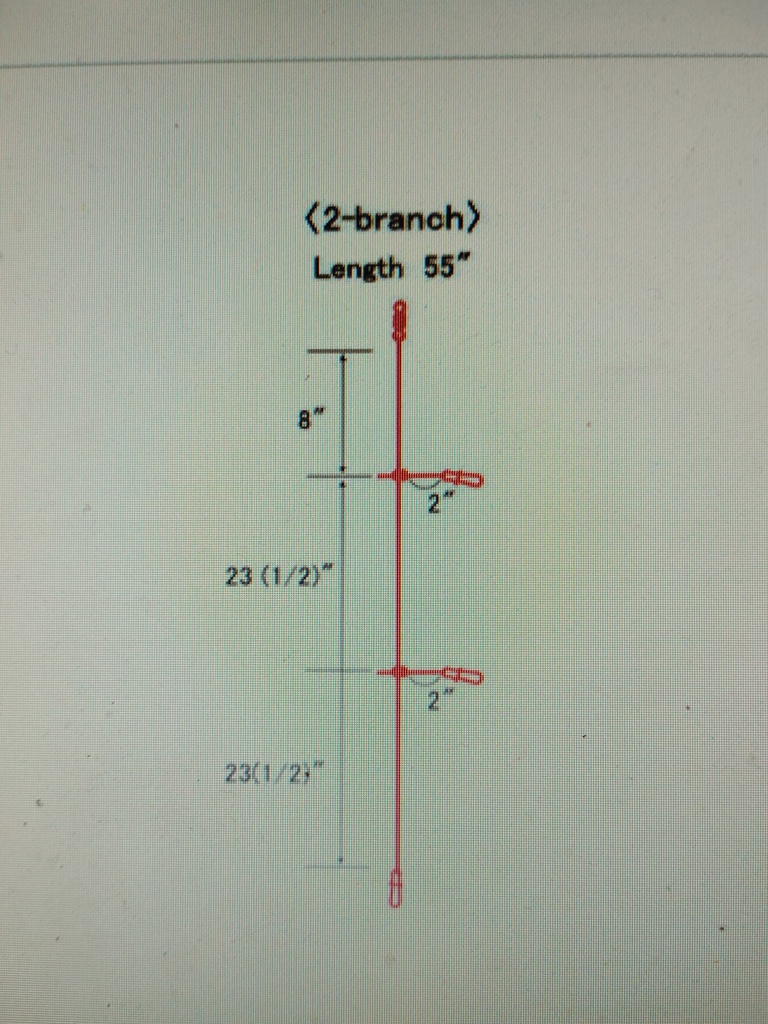 YO-ZURI SQUID LEADER 2-BRANCH