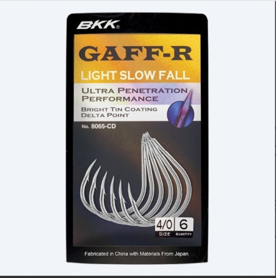 ANZUELOS BKK GAFF-R LIGHT SLOW FALL