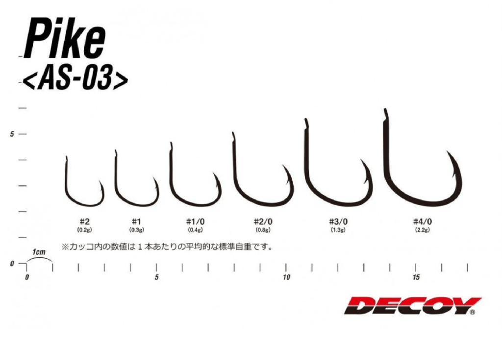 ANZUELOS DECOY PIKE AS-03