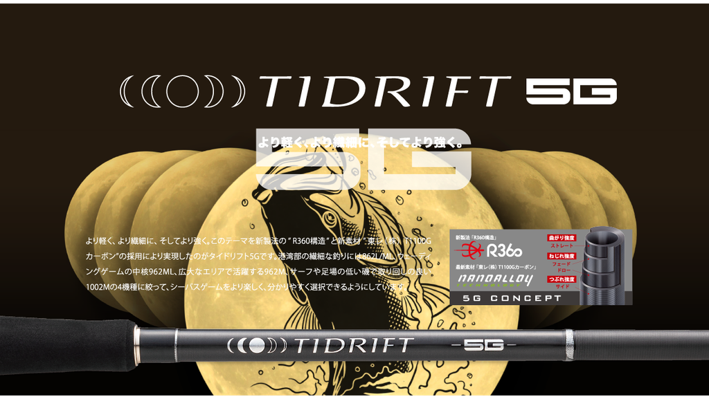 CAÑA MAJOR CRAFT TIDRIFT 5G SPINNING 9´3" (TD5-932MH+)