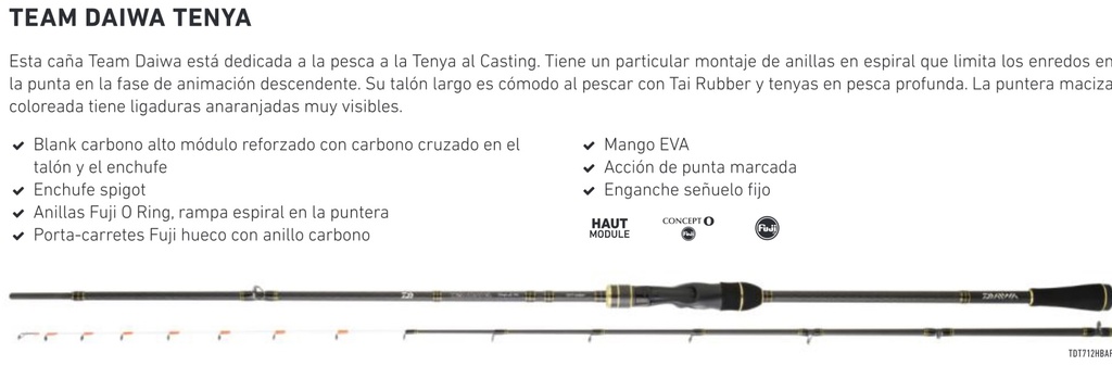 CAÑA DAIWA TEAM TENYA