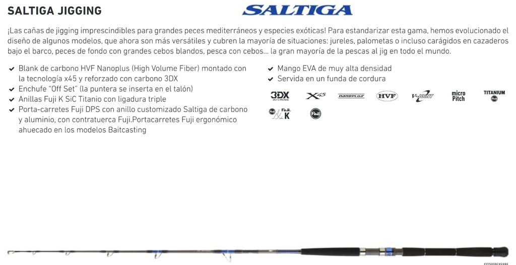 CAÑA DAIWA SALTIGA JIGGING