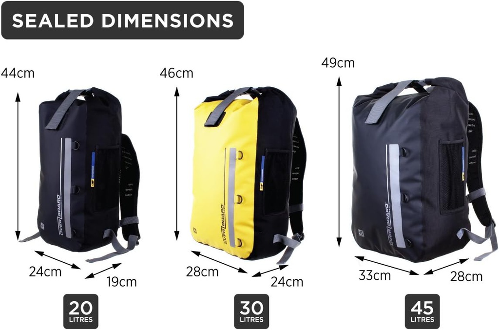 MOCHILA IMPERMEABLE OVER BOARD 30 LITROS