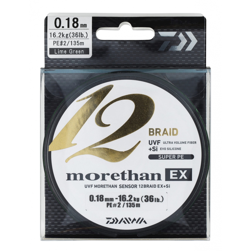 TRENZADO DAIWA  MORETHAN 12 BRAID 135 METROS