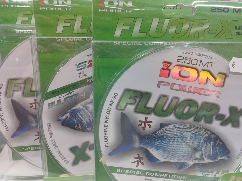 MONOFILAMENTO ION POWER FLUOR-X COMPETITION 250 METROS