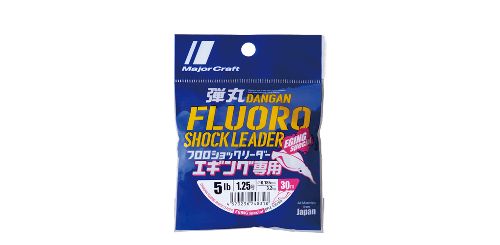 FLUORO SHOCK LEADER MAJOR CRAFT DANGAN 30 MTS EGING SPECIAL