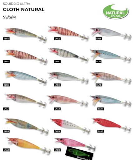 PEZ YO-ZURI SQUID JIG ULTRA CLOTH S(A329)